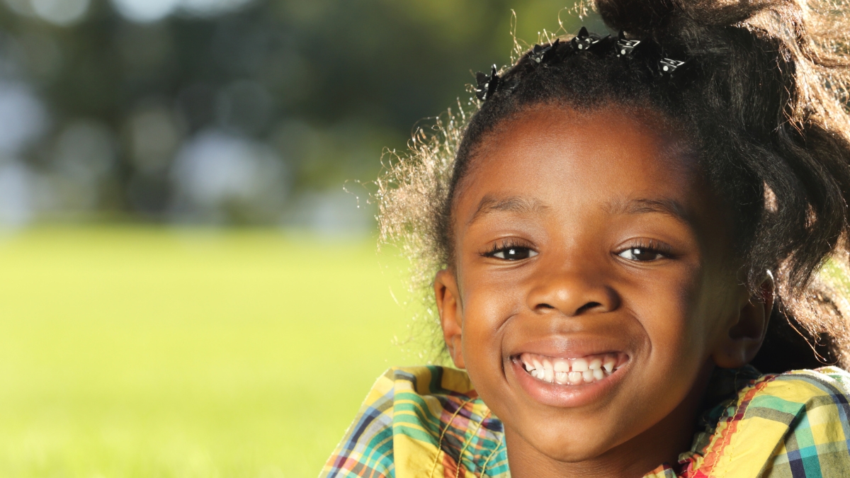 girl smiling