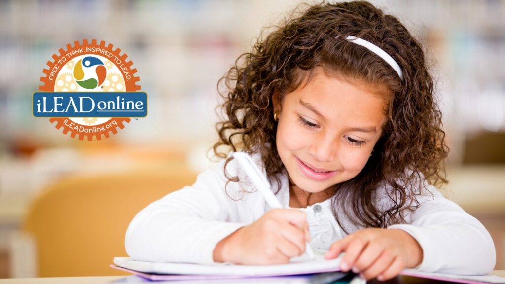 girl writing iLEAD Online