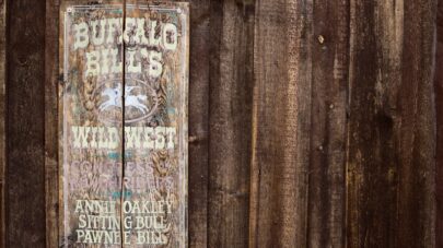 Buffalo Bill's Wild West sign