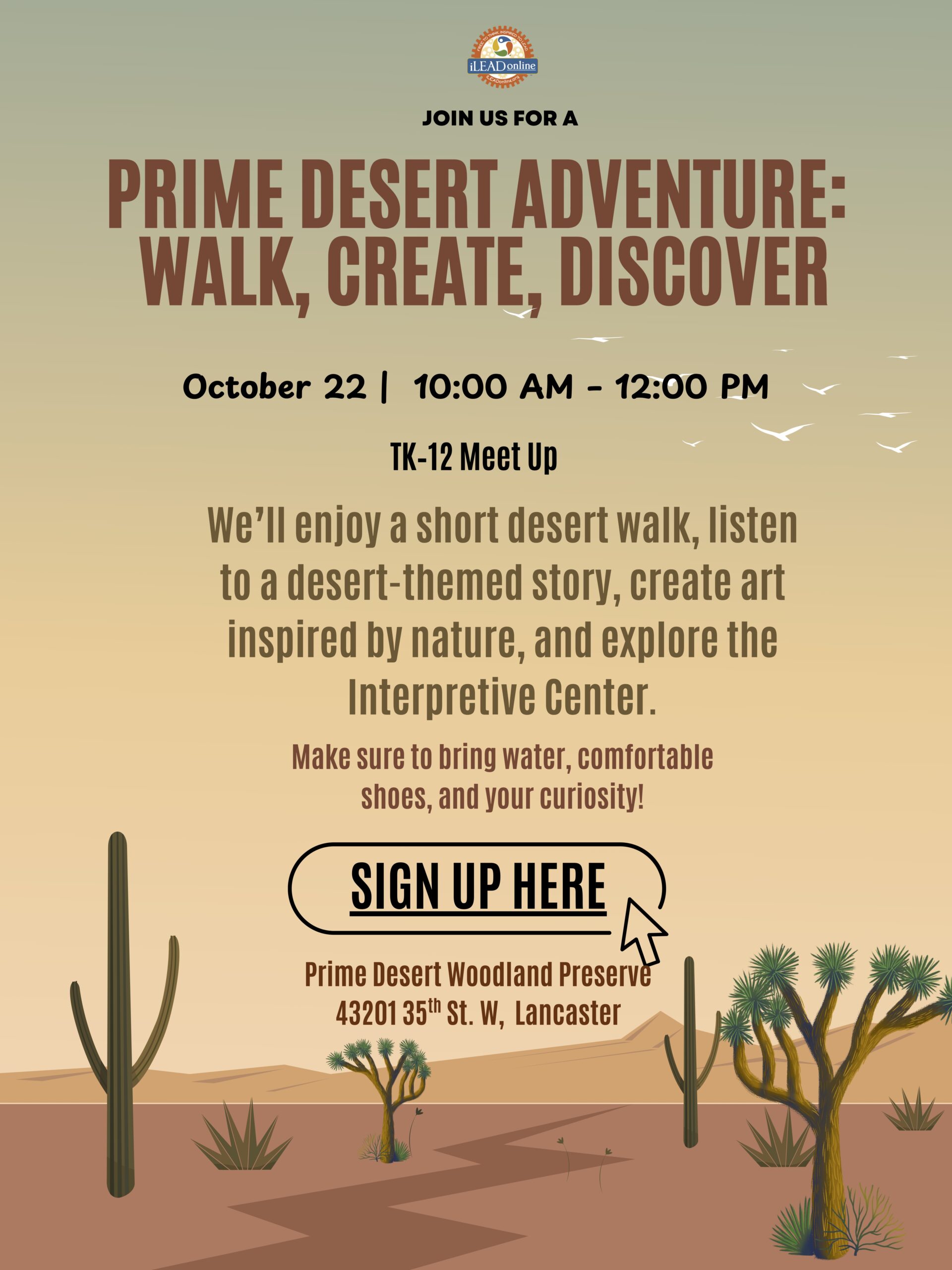 Prime Desert Woodland Preserve Flyer - Cindy Williams Shannon Byrd
